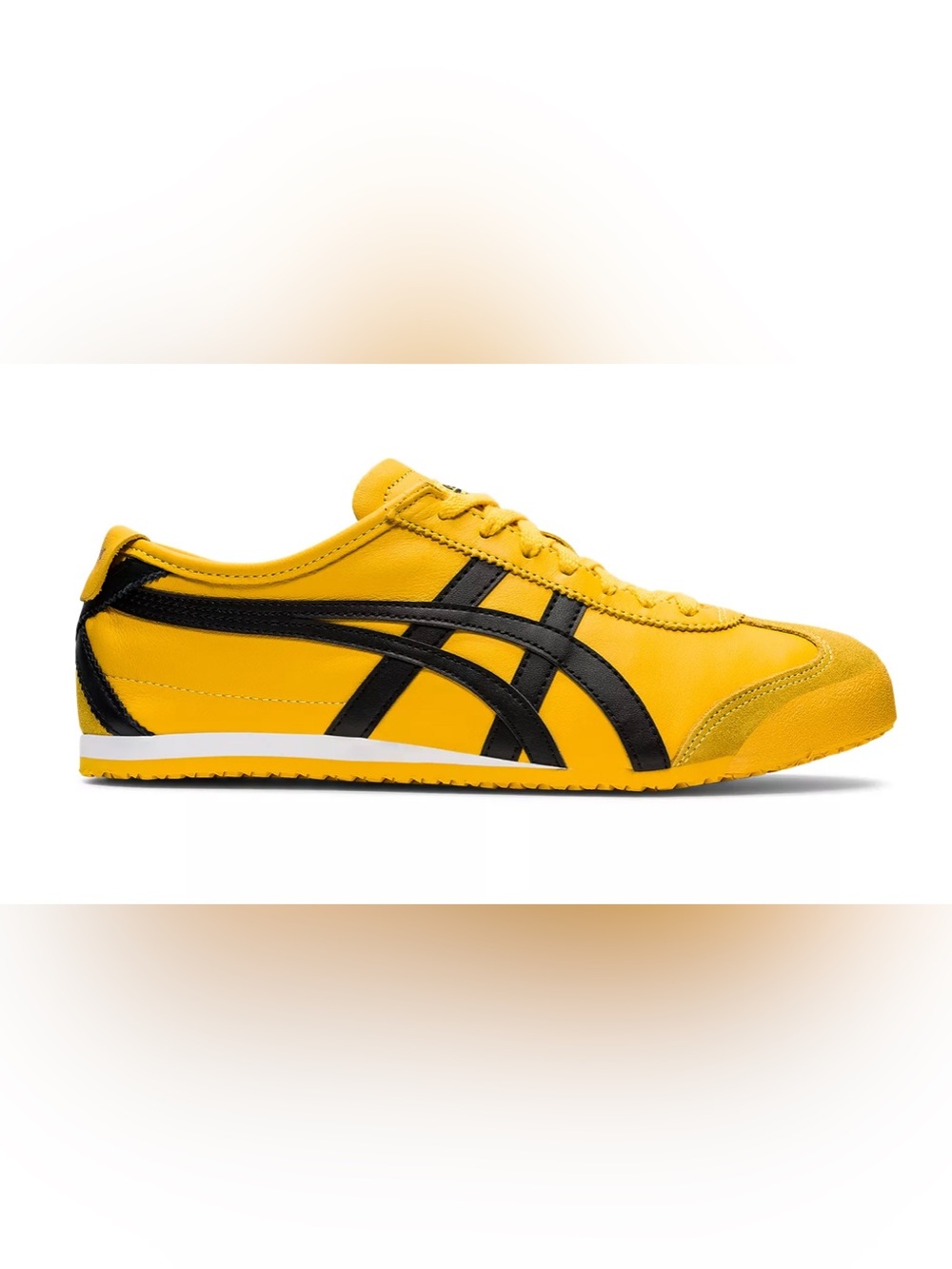 Onitsuka Tiger by Asics Mexico 66 Men's Yellow and Black Sneakers US 6.5